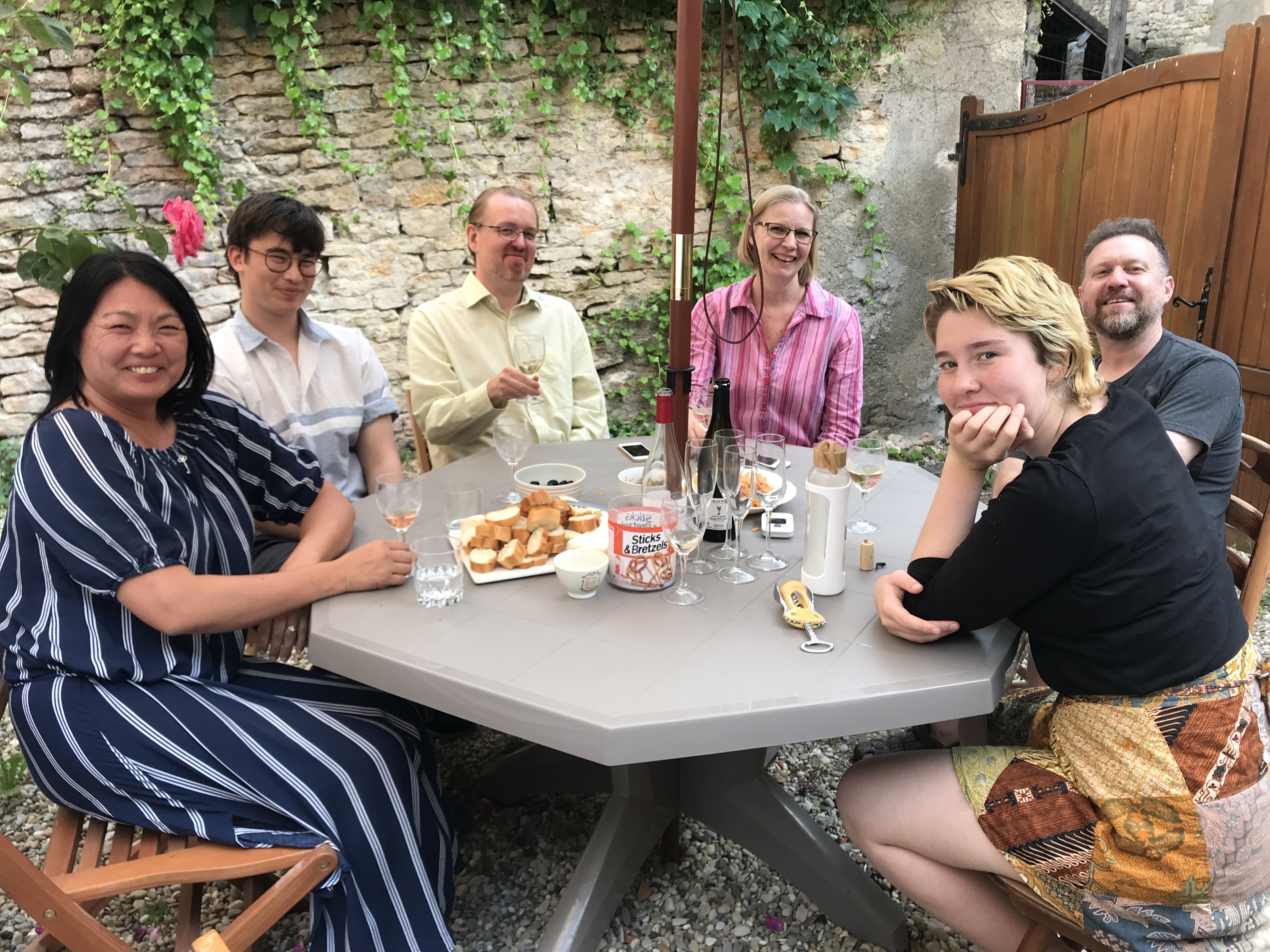 people sitting around a table